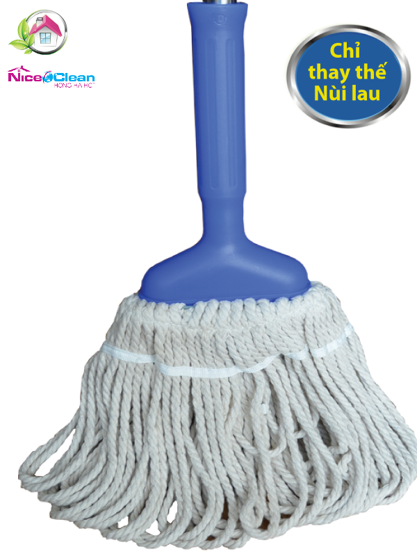 Nùi Lau Thay Thế Vuông Cotton Trơn